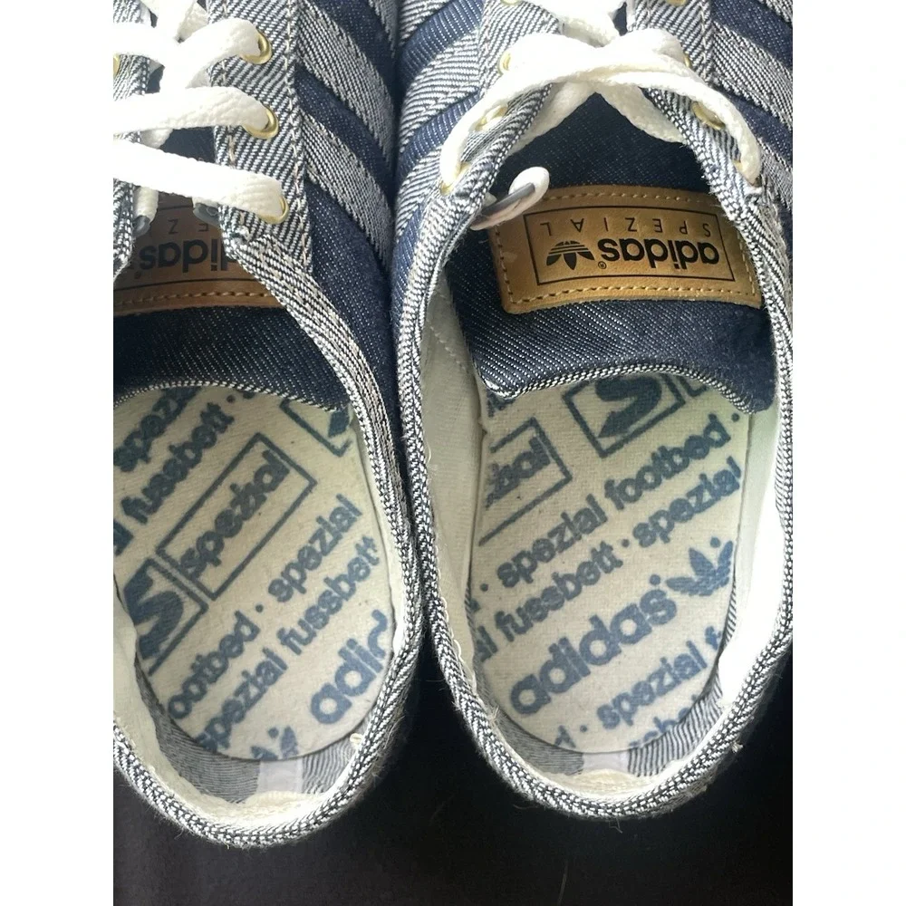 Adidas Italia Denim SPZL Sneakers Blue Bird Spezial AHP8843 Sz 8 Mens Casual